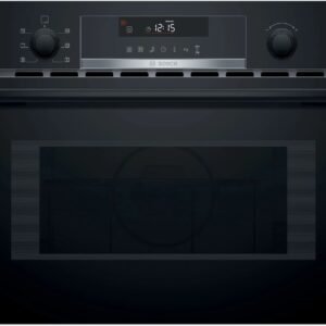 Series 6 Built-in microwave oven with hot air 60 x 45 cm Black
