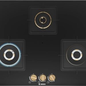 Series 6 Gas hob 75 cm Tempered glass, Black