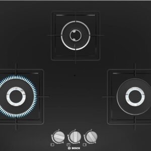 Series 4 Gas hob 75 cm Tempered glass, Black