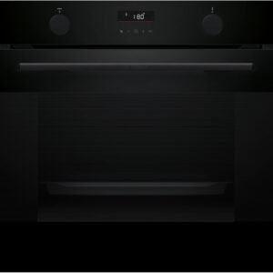 Series 4 Built-in oven with added steam function 60 x 60 cm Black